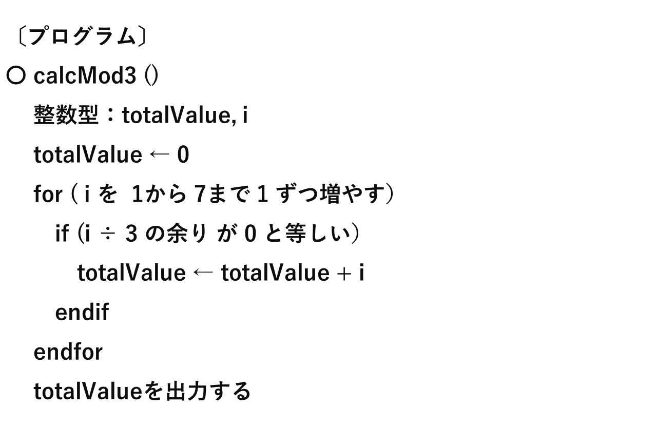 ITパスポート令和7年問78プログラム
