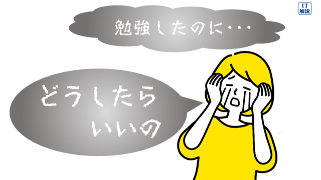 誤答して悲しむ