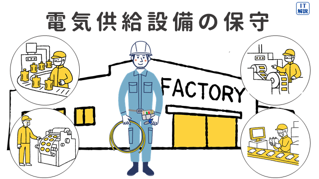 電気供給設備の保守